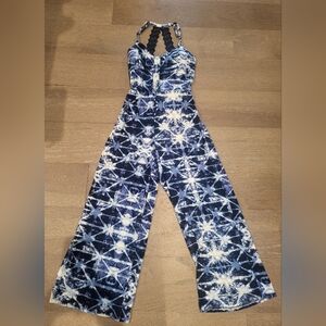 Blue and white Jumpsuit